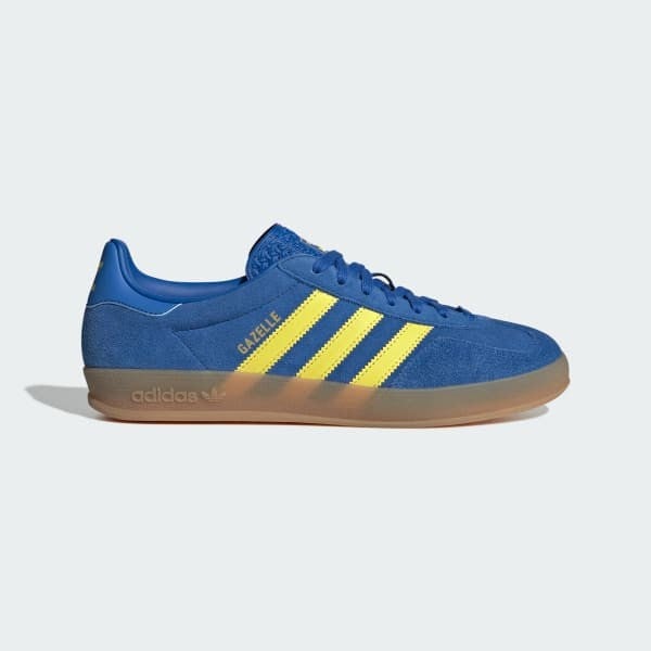 Adidas Adidas Gazelle Indoor Blue Pure Sulur Gum JQ2691 - Greencoco Stuff